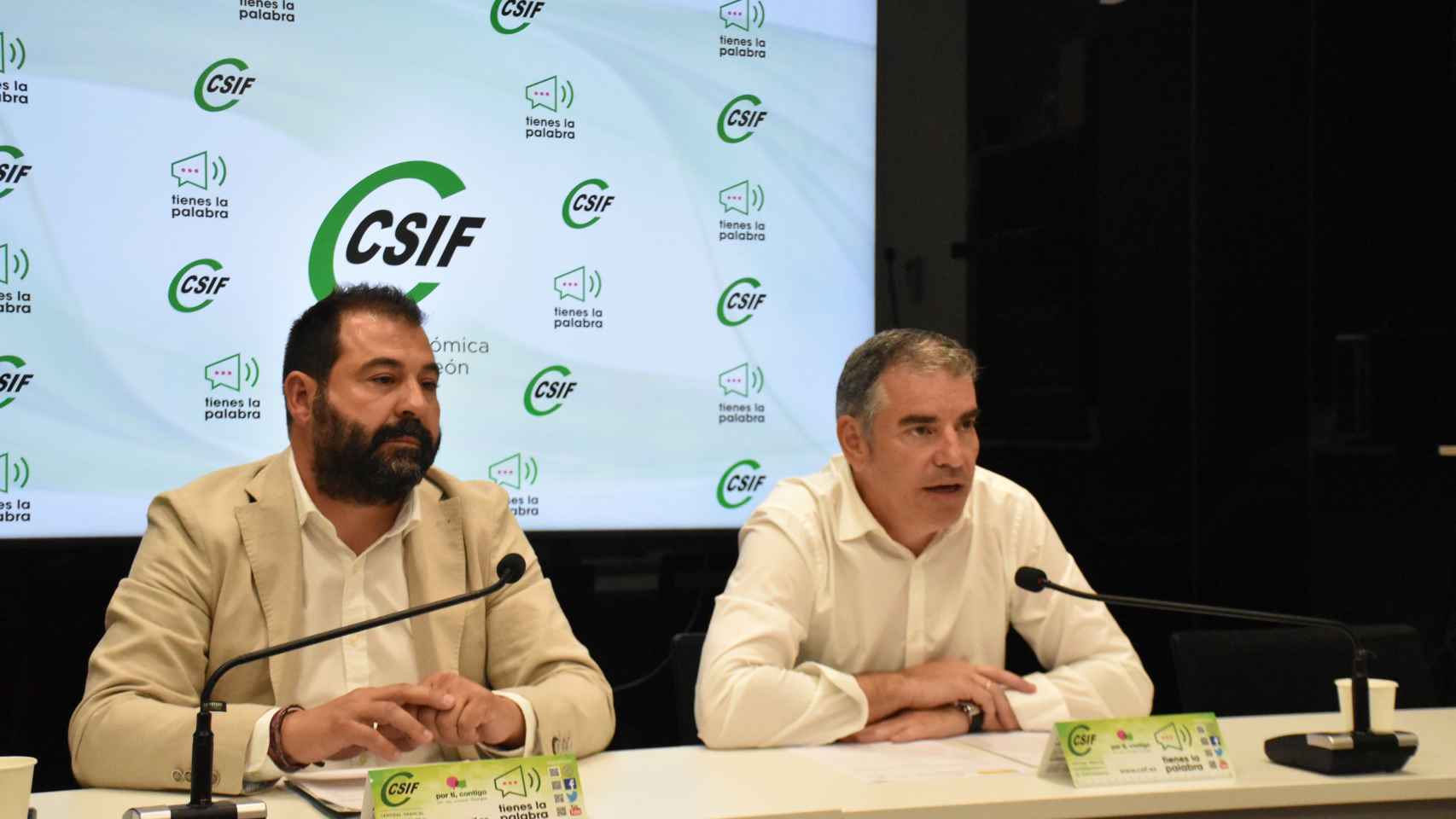 Agustín Argulo y Benjamín Castro, de CSIF