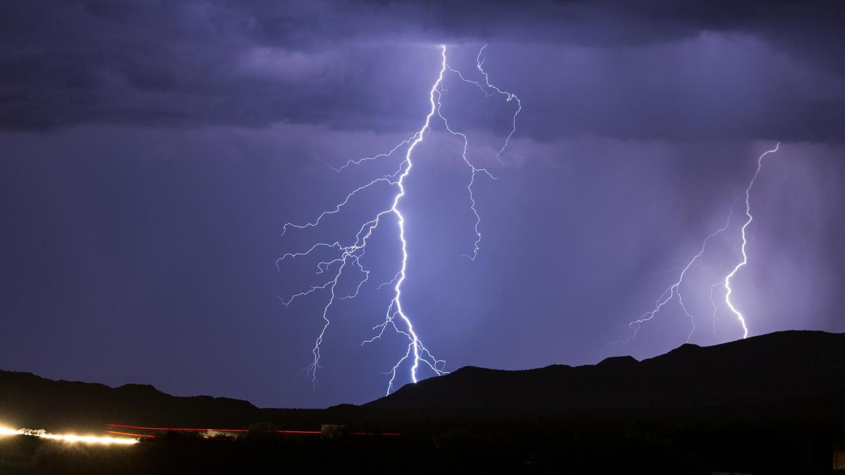 Imagen de archivo de una tormenta.