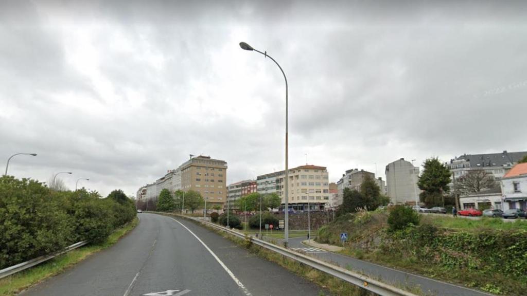 Avenida de As Pías a la altura de la salida hacia la FE-11