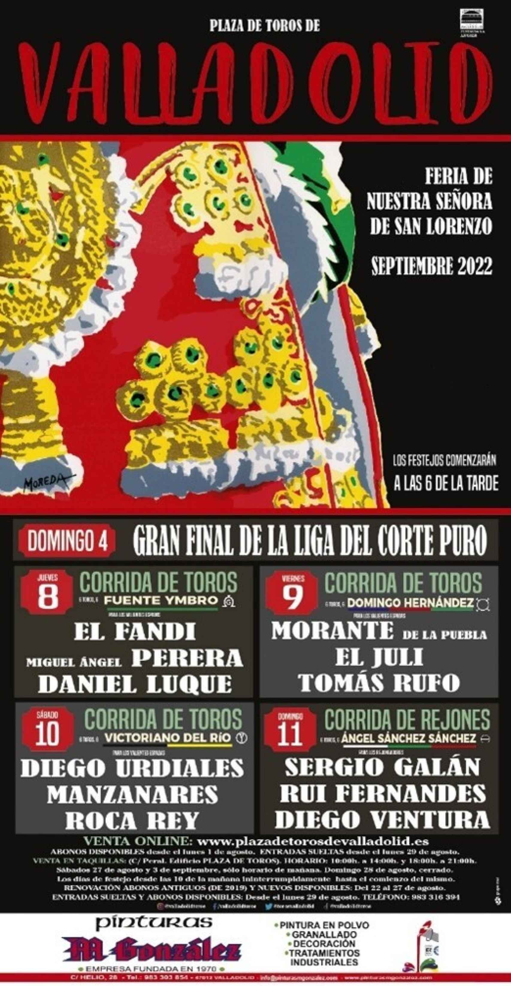 Feria taurina de las fiestas de Valladolid