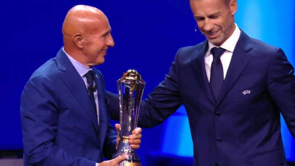 Arrigo Sacchi, premio presidente de la UEFA