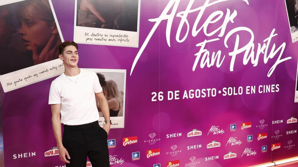 Hero Fiennes Tiffin, en la premiere de 'After. Amor infinito'