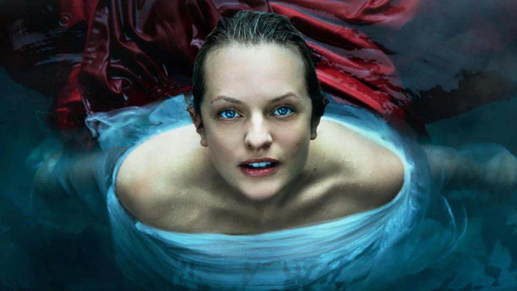 Elisabeth Moss en el poster de la temporada 5 de 'El cuento de la criada'.