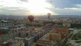 Globos sobrevolando el cielo de Valladolid
