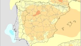 Anomalías de temperatura en España.