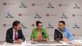 Alvaro Concheiro, Margarita Hermo Y Manuel Gomez en la presentación del evento