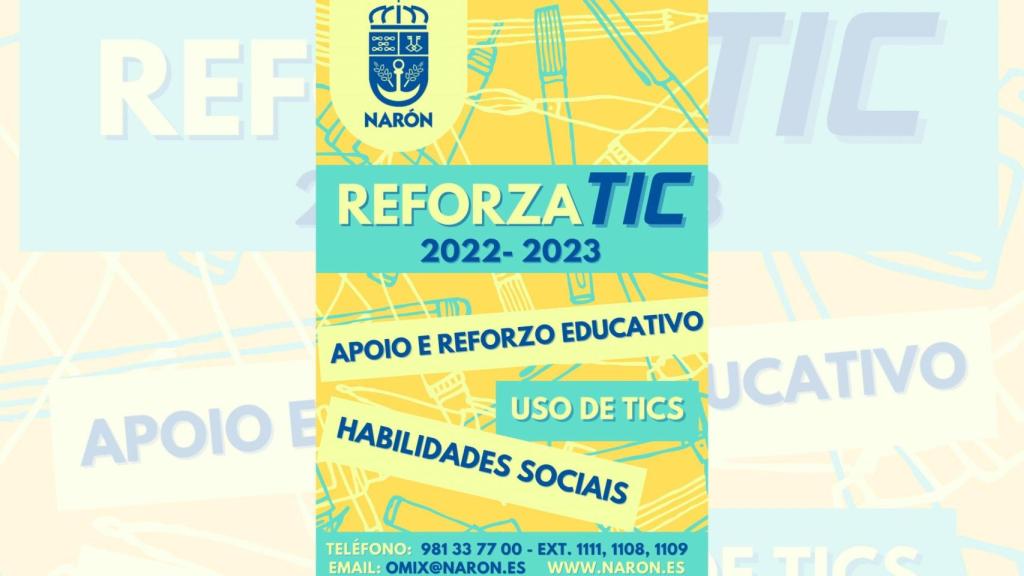 Narón (A Coruña) ofrecerá ‘coaching’ familiar y refuerzo en nuevas tecnologías para escolares