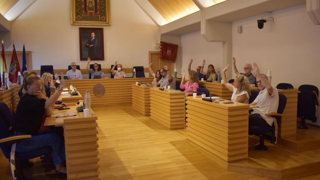 Un instante del Pleno Extraordinario celebrado en el Ayuntamiento de Ciudad Real.