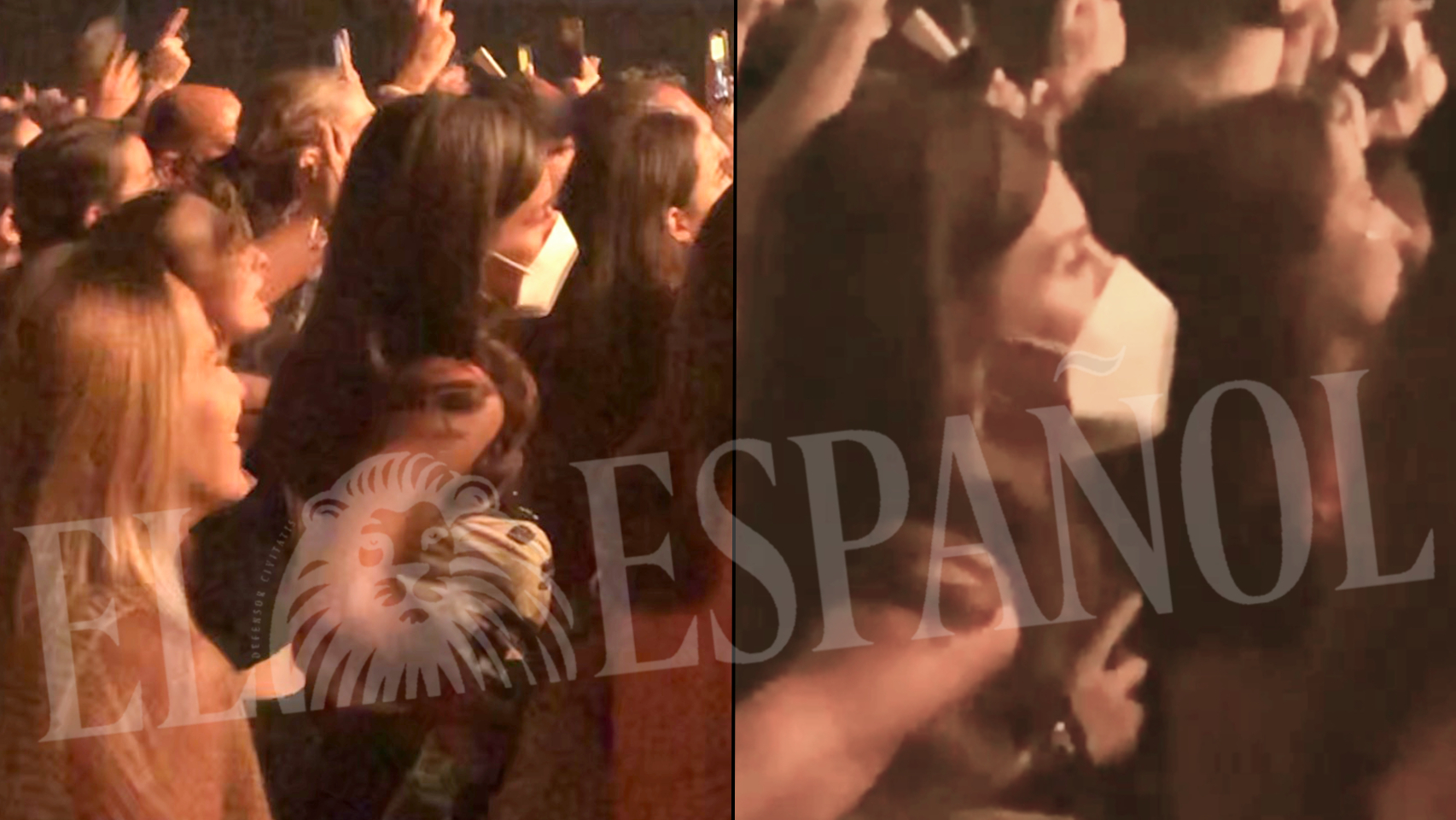 Letizia, Leonor y Sofía en el concierto de Harry Styles en Madrid.