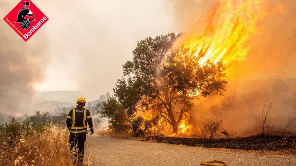 El incendio del Vall d'Ebo.
