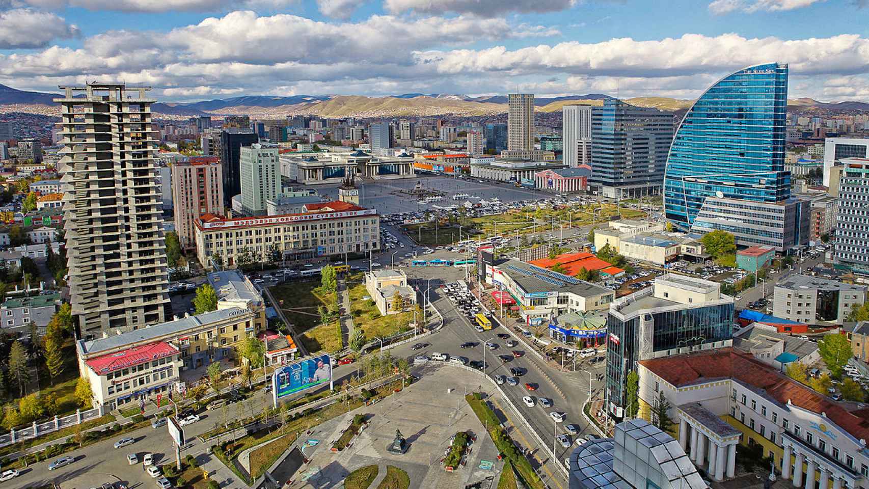 Ulán Bator, capital de Mongolia.