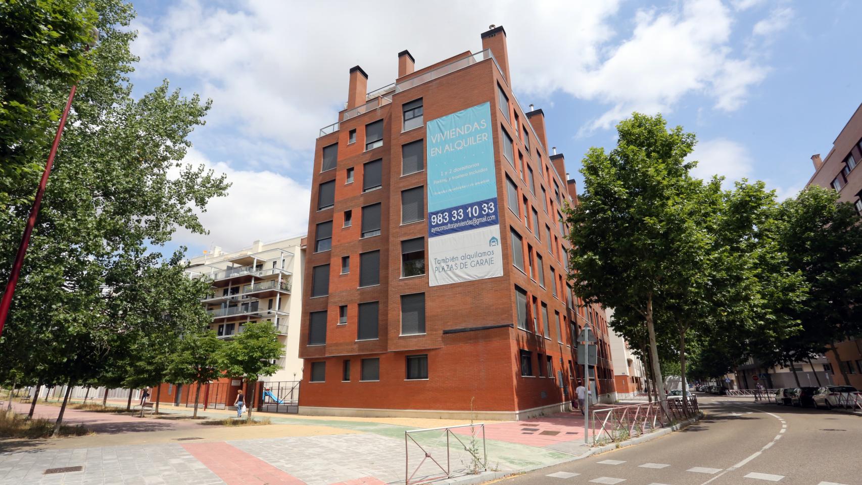 Un bloque de viviendas en alquiler en Castilla y León.