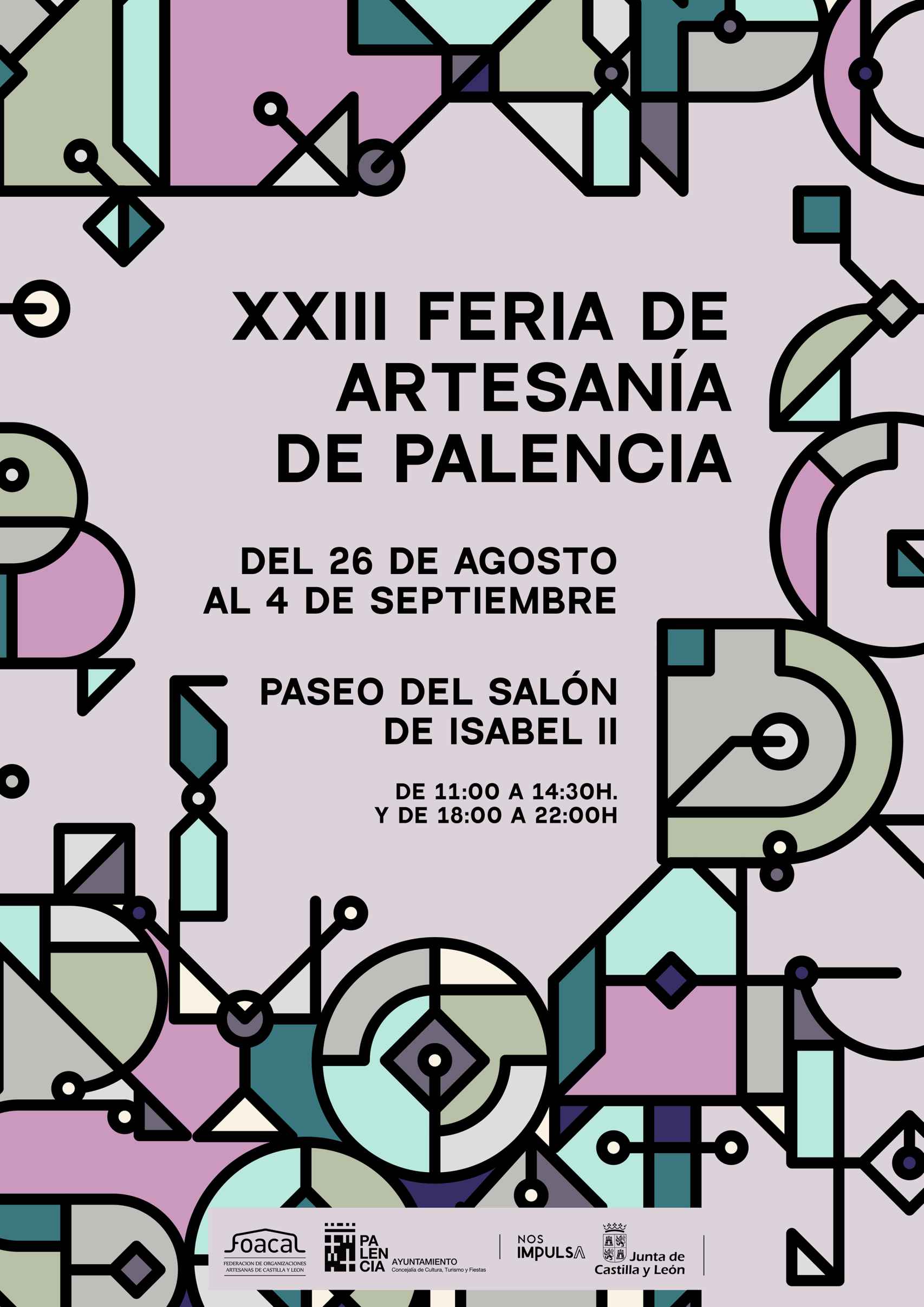 Cartel de la Feria de la Artesanía de Palencia 2022