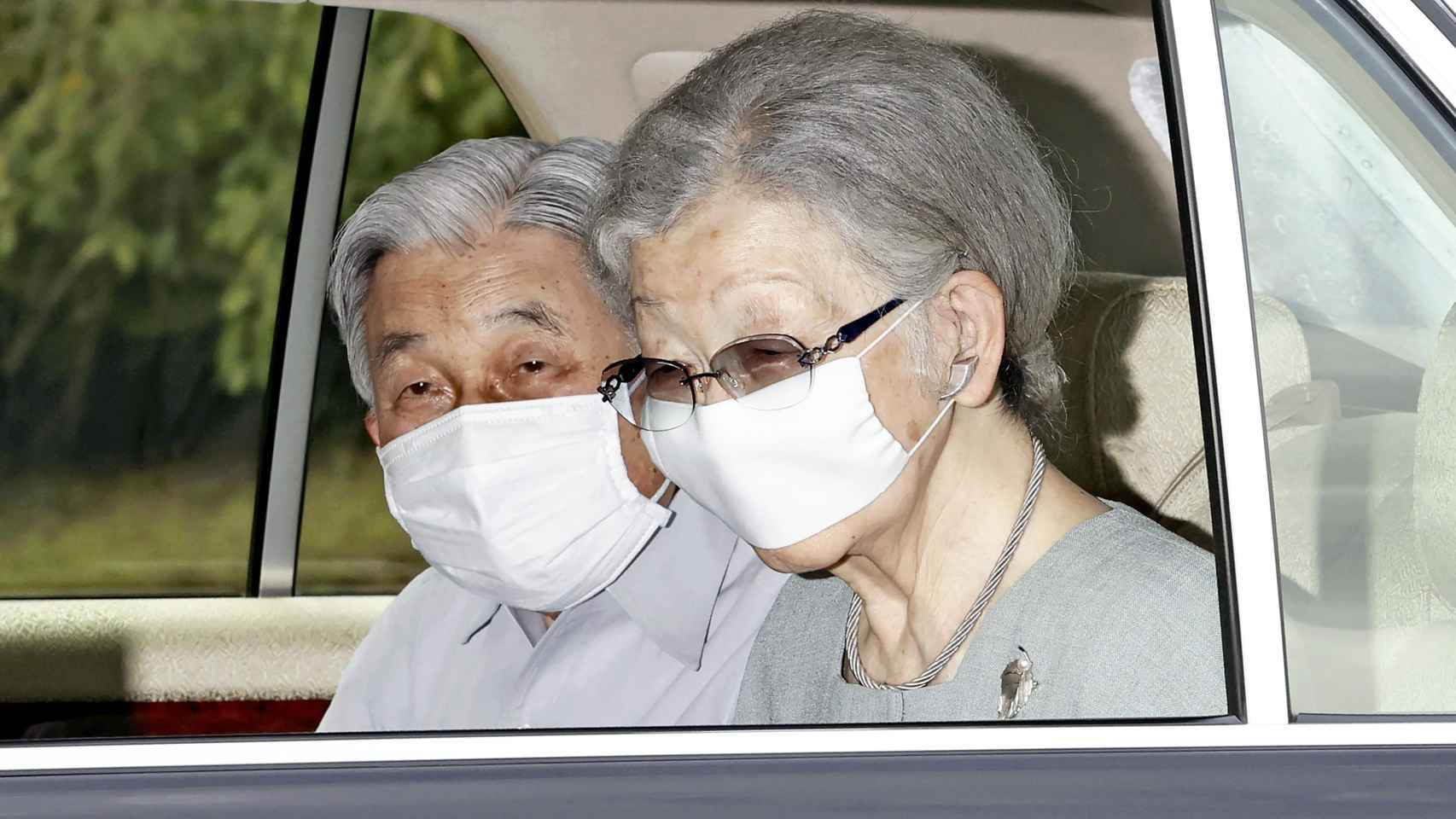 Michiko y Akihito de Japón en una imagen de septiembre de 2020.