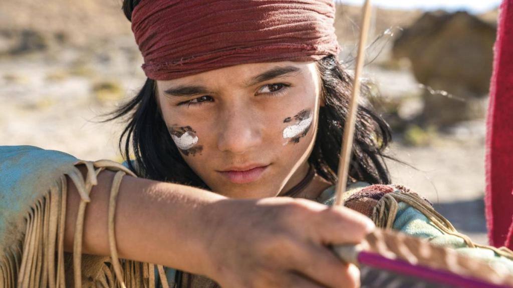 Un fotograma de la película 'El joven jefe Winnetou'