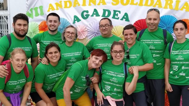 Andaina solidaria de Agadea Alzhéimer en Ribeira.