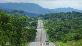 La Carretera Panamericana en Panamá.