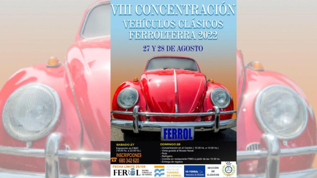 Ferrol celebrará una concentración de vehículos clásicos en FIMO y en el Cantón