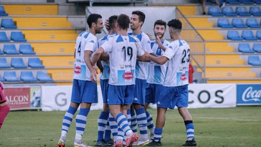 Jugadores del Alcoyano.