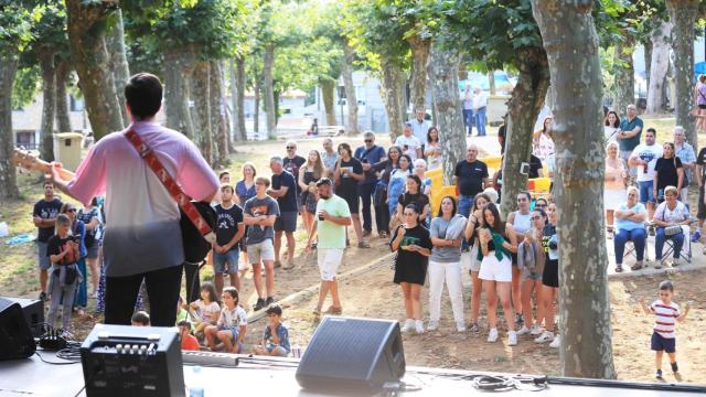 El XXI Festival Guísamo Folk de Bergondo, en una foto de archivo.