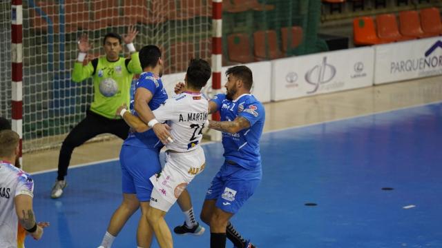 Imagen del encuentro entre Atlético Valladolid y Ademar León