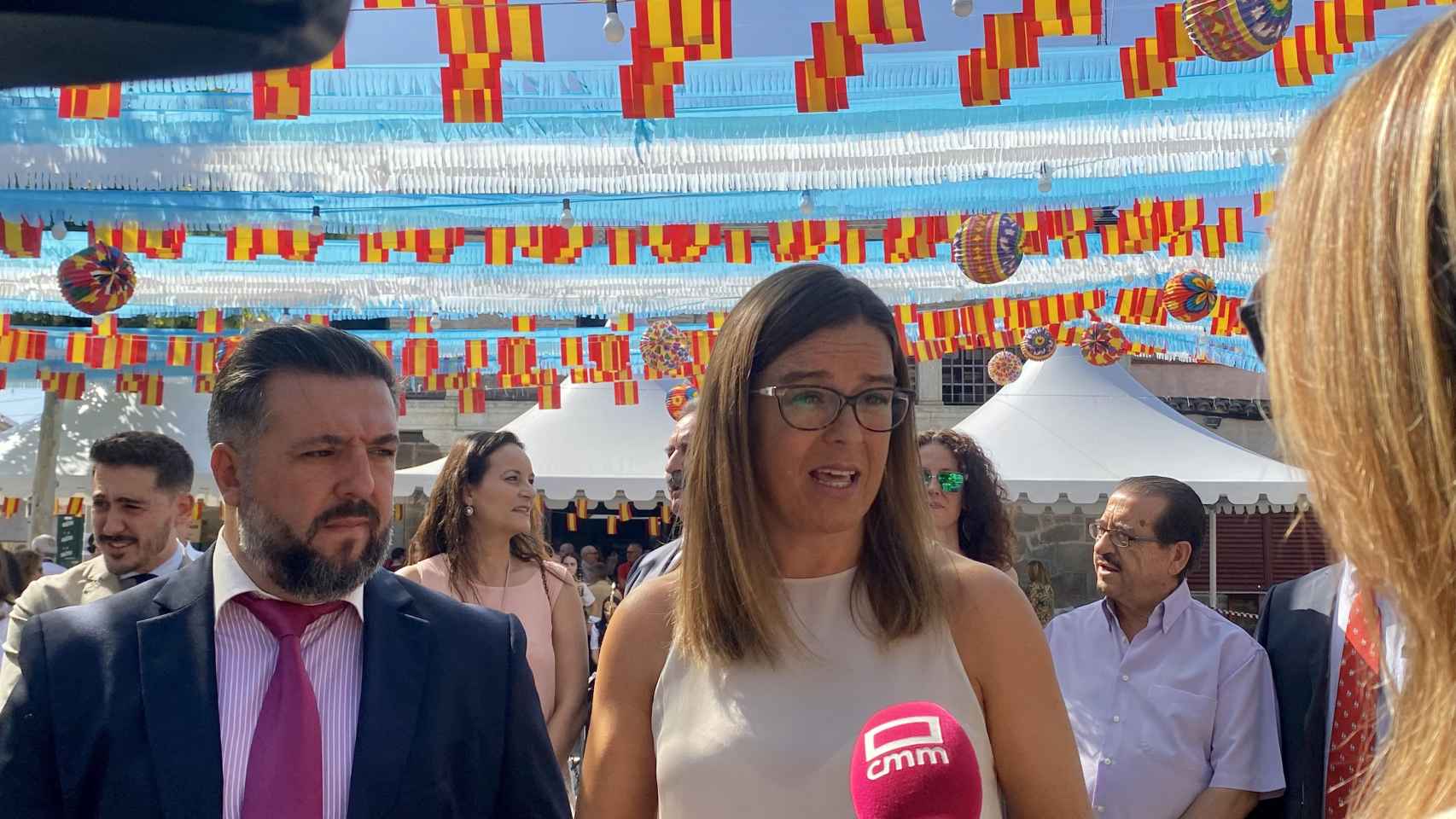 La vicesecretaria del PSOE de Toledo y diputada nacional, Esther Padilla, este domingo