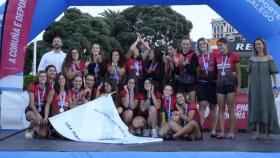 Cabo da Cruz, campeonas femeninas de la Liga Gallega de Traineras.