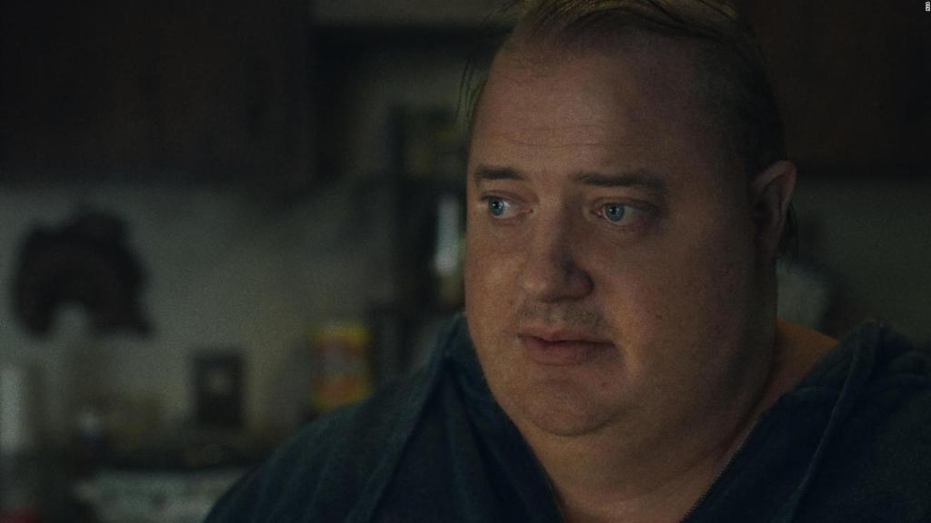 La transformación radical de Brendan Fraser en 'The Whale'.