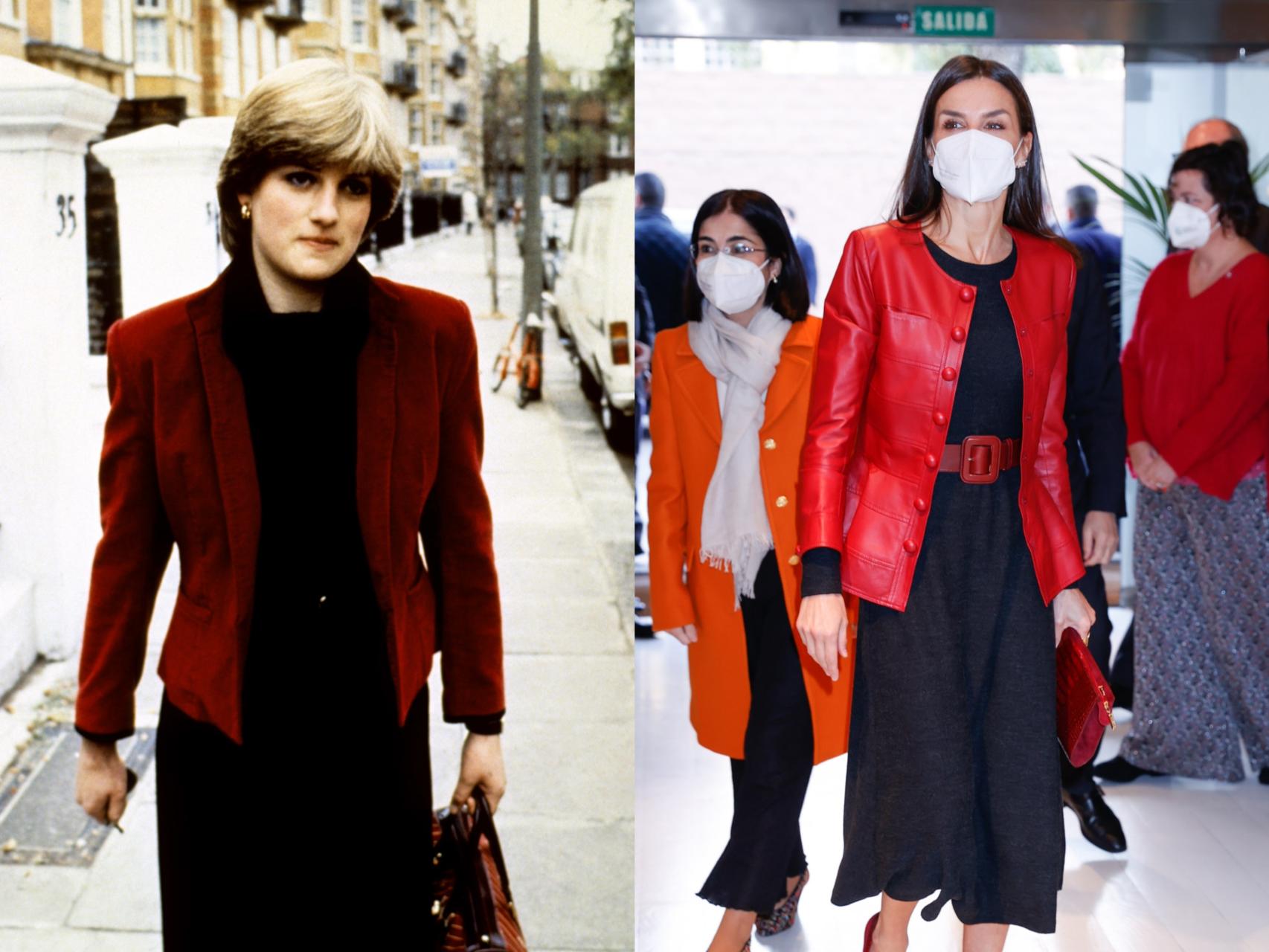 Los 'looks' de la reina Letizia inspirados en la eterna Lady Di