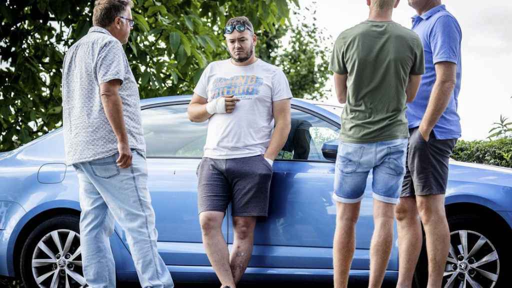 Rody Jongebreur, uno de los supervivientes del atropello múltiple del camión de El Mosca, ocurrido este sábado, en una barbacoa vecinal en la aldea holandesa de Zuidzijde.