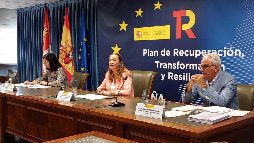 Virginia Barcones durante la rueda de prensa