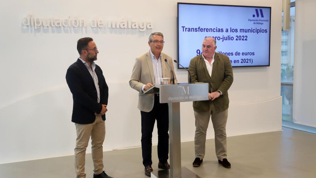 Imagen de la presentación de las transferencias a municipios.