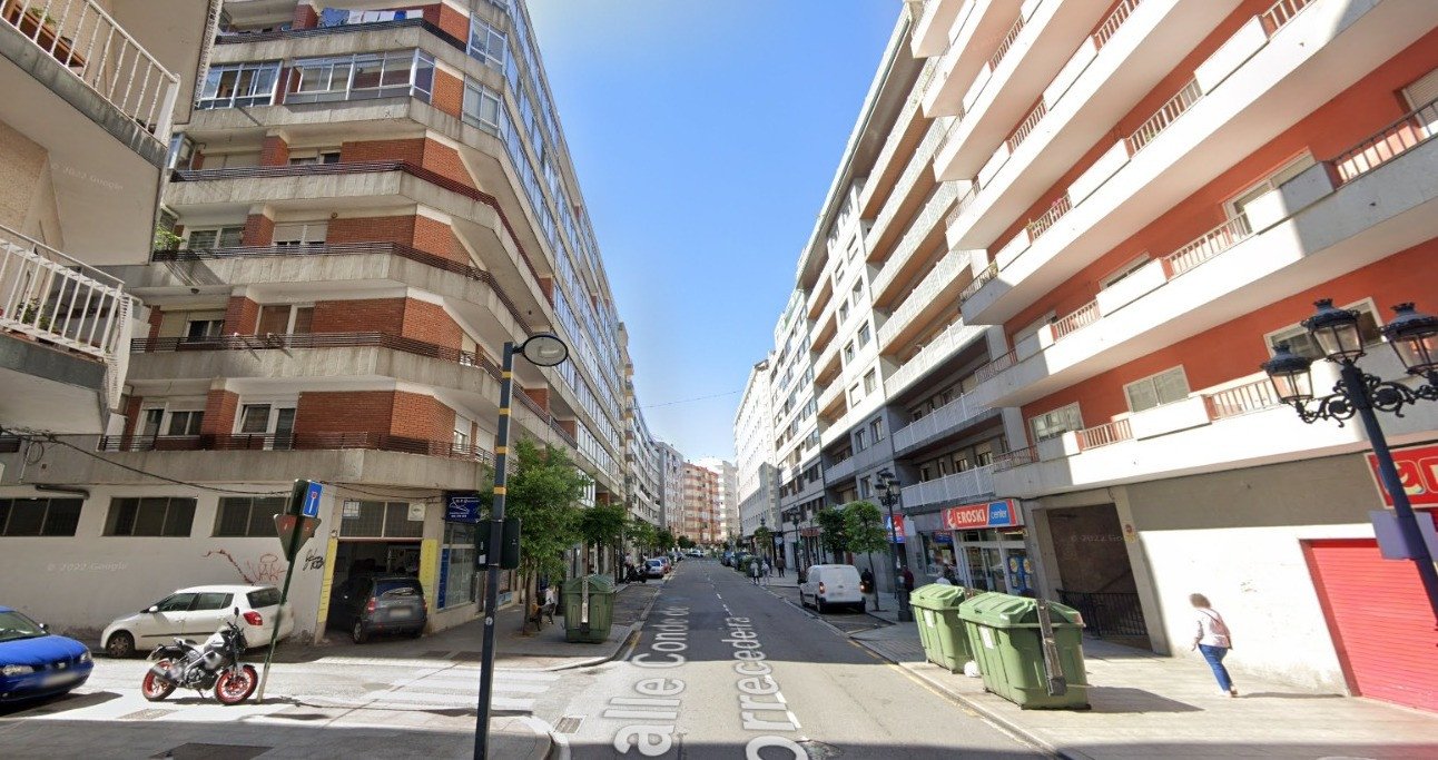 Calle Conde de Torrecedeira, en Vigo.