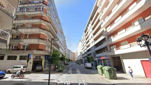 Calle Conde de Torrecedeira, en Vigo.