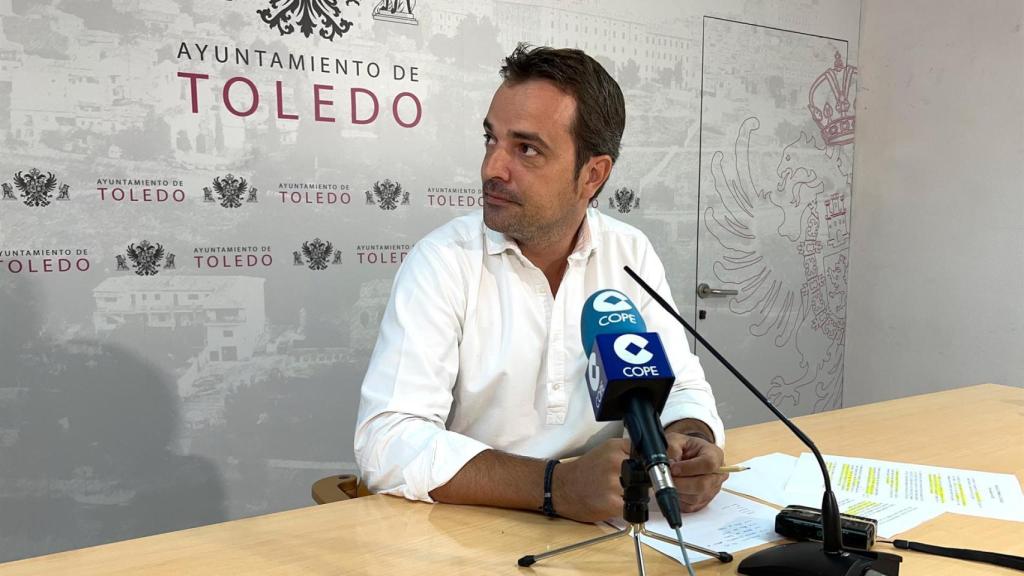 Pablo García, viceportavoz del Ayuntamiento de Toledo.