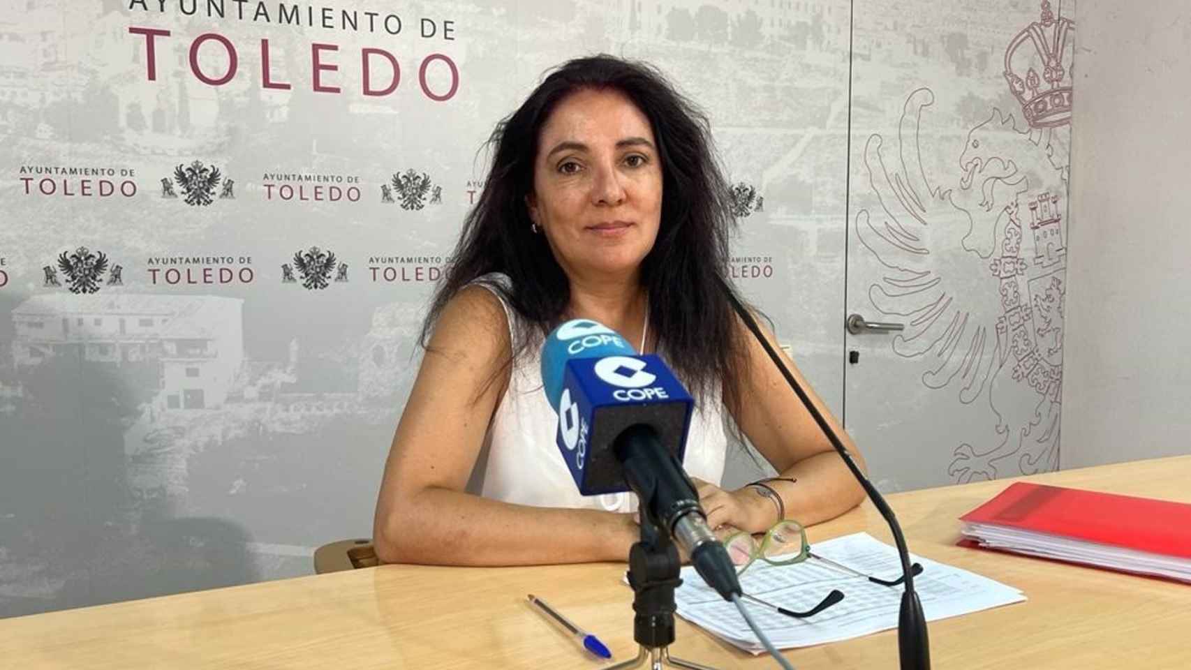 La concejala de Turismo, Mar Álvarez, en la rueda de prensa