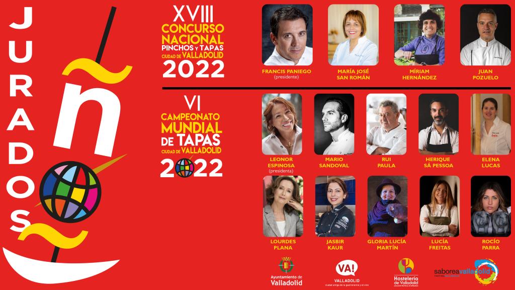 Jurado del Concurso Nacional y el Campeonato Mundial de Tapas