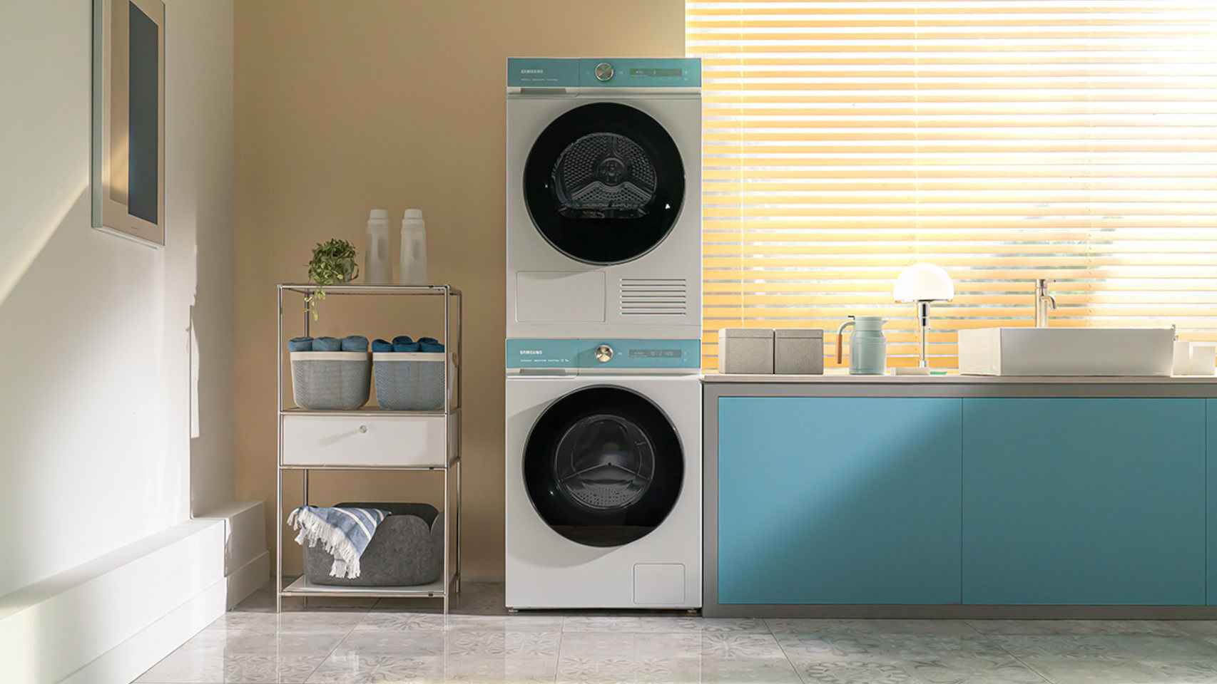 La nueva lavadora de Samsung limpia la ropa con agua fría usando Inteligencia Artificial