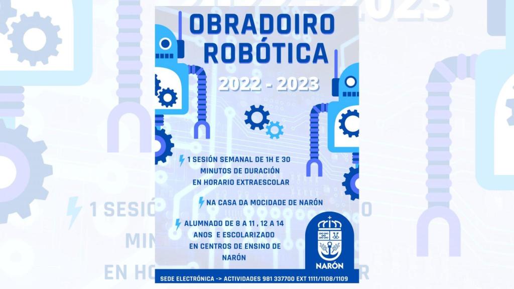 Narón (A Coruña) fomentará el conocimiento de la robótica entre los jóvenes a través de talleres