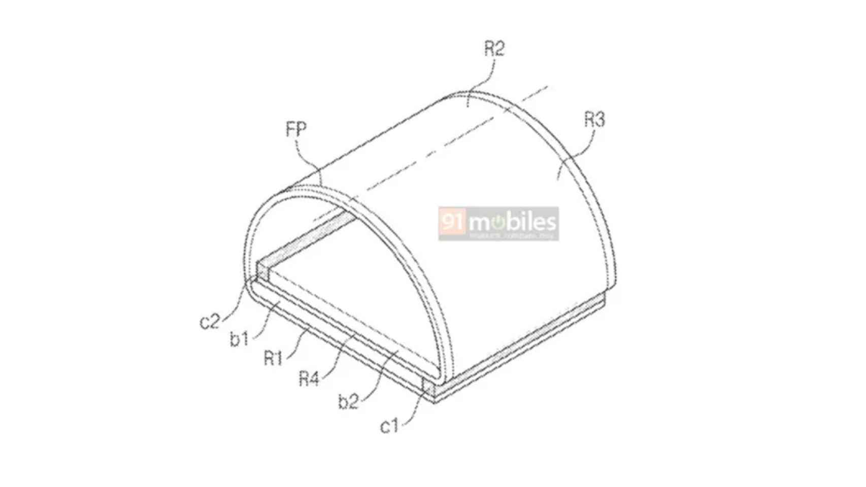 Patente de Samsung para pantalla flexible