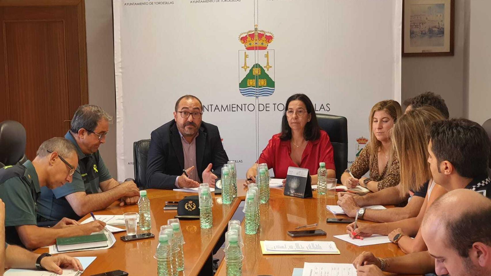 Junta local de seguridad antes de las fiestas de Tordesillas