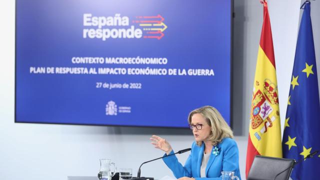 La vicepresidenta del Gobierno, Nadia Calviño.