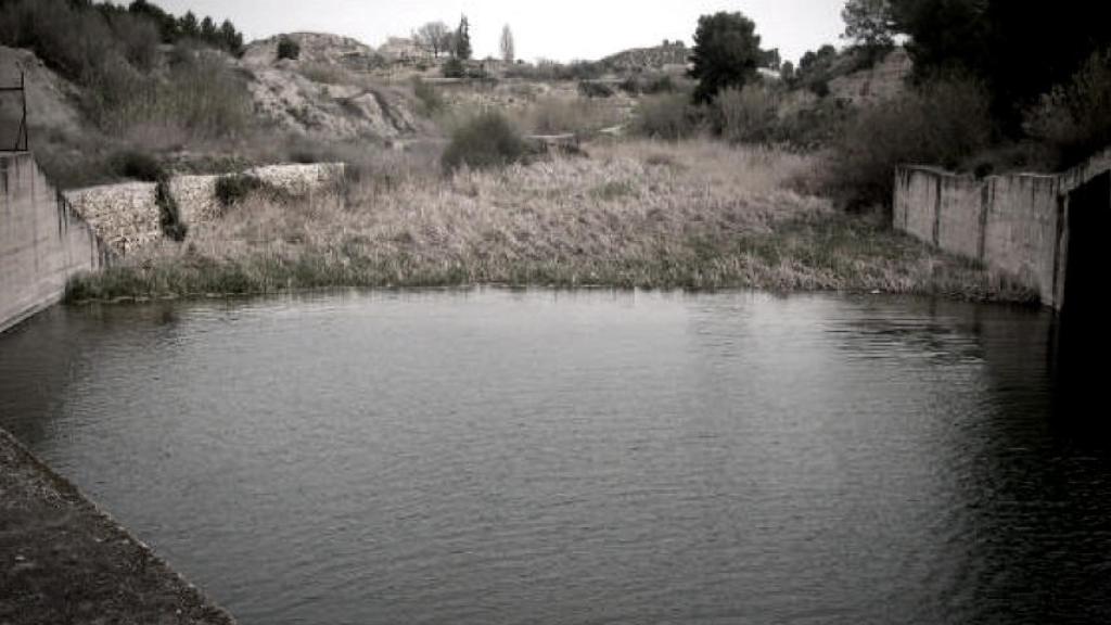 Un embalse que padece la sequía.