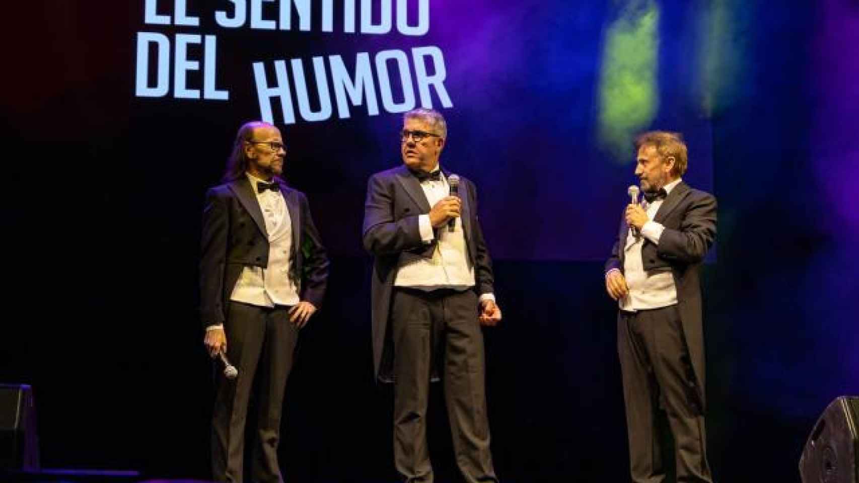 Espectáculo Santiago Segura, José Mota y Florentino Fernández.