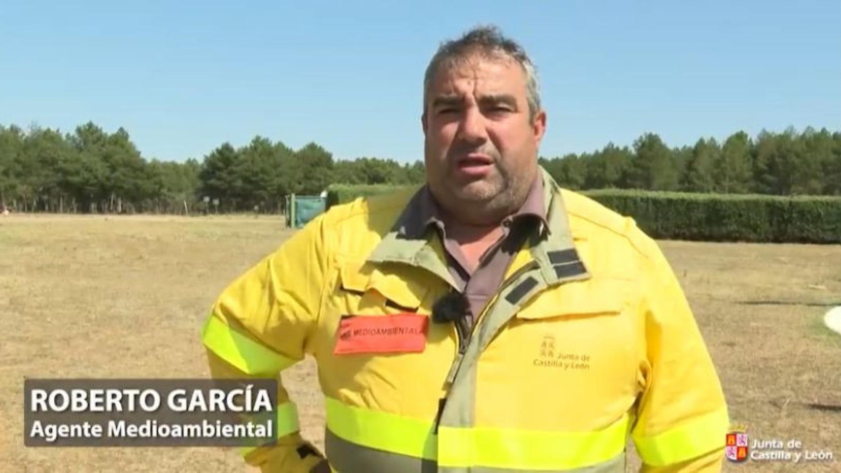 Roberto García, agente medioambiental de la Junta de Castilla y León.