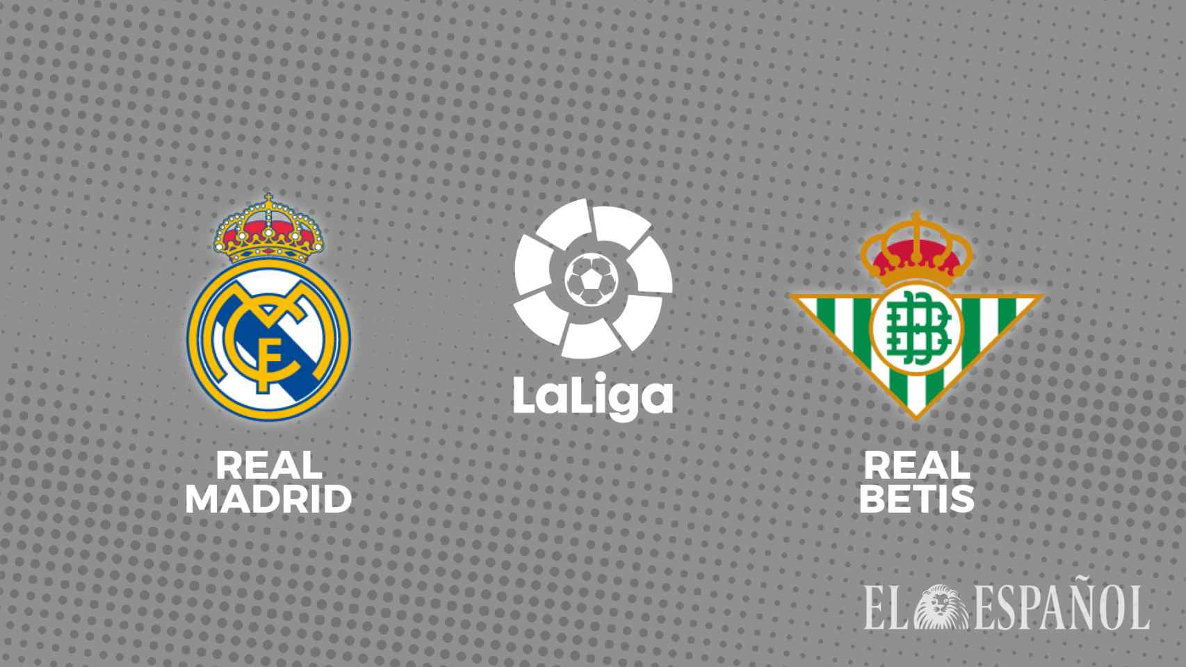 Cartel de horario del partido Real Madrid - Betis de la jornada 4 de La Liga 2022/2023