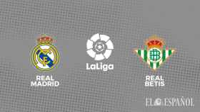 Cartel de horario del partido Real Madrid - Betis de la jornada 4 de La Liga 2022/2023