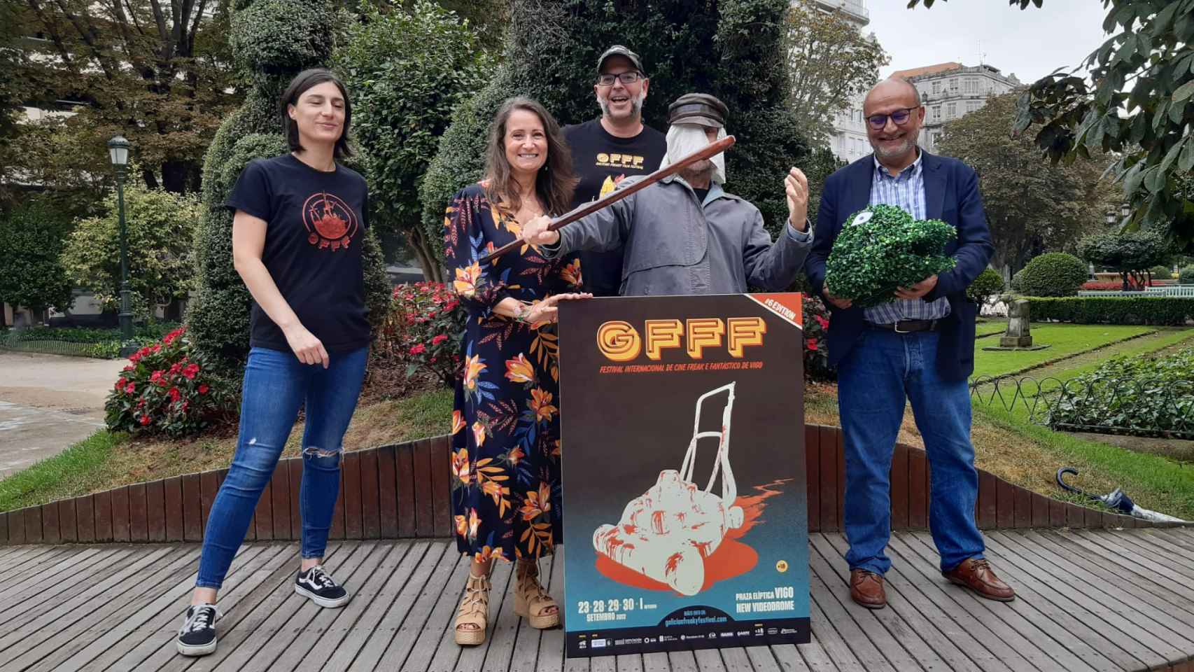 Presentación de la sexta edición del Galicia Freaky Film Festival en Vigo.