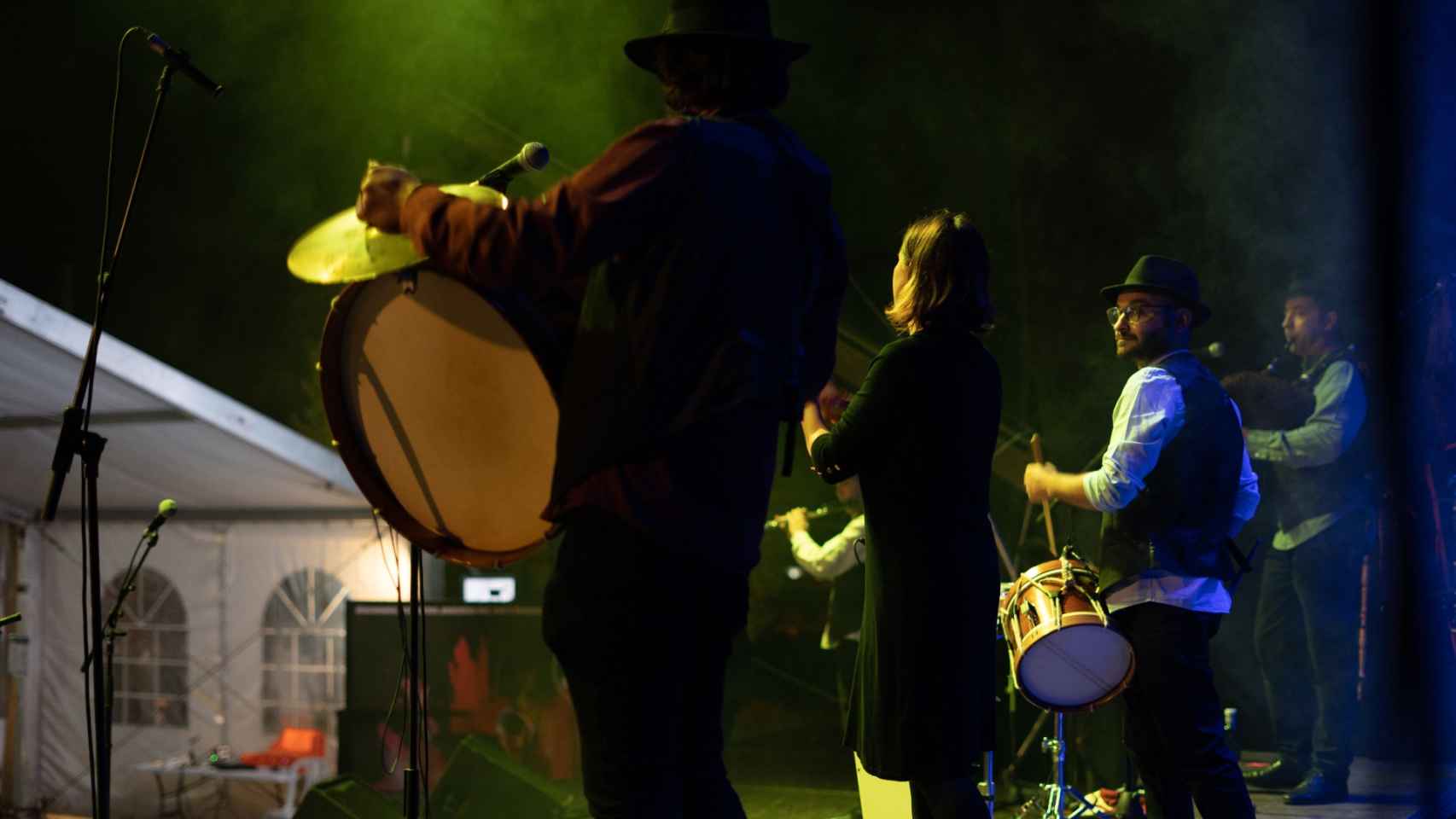 Imagen de una edición anterior del Festival Intercéltico O Son do Pazo de Mos (Pontevedra).