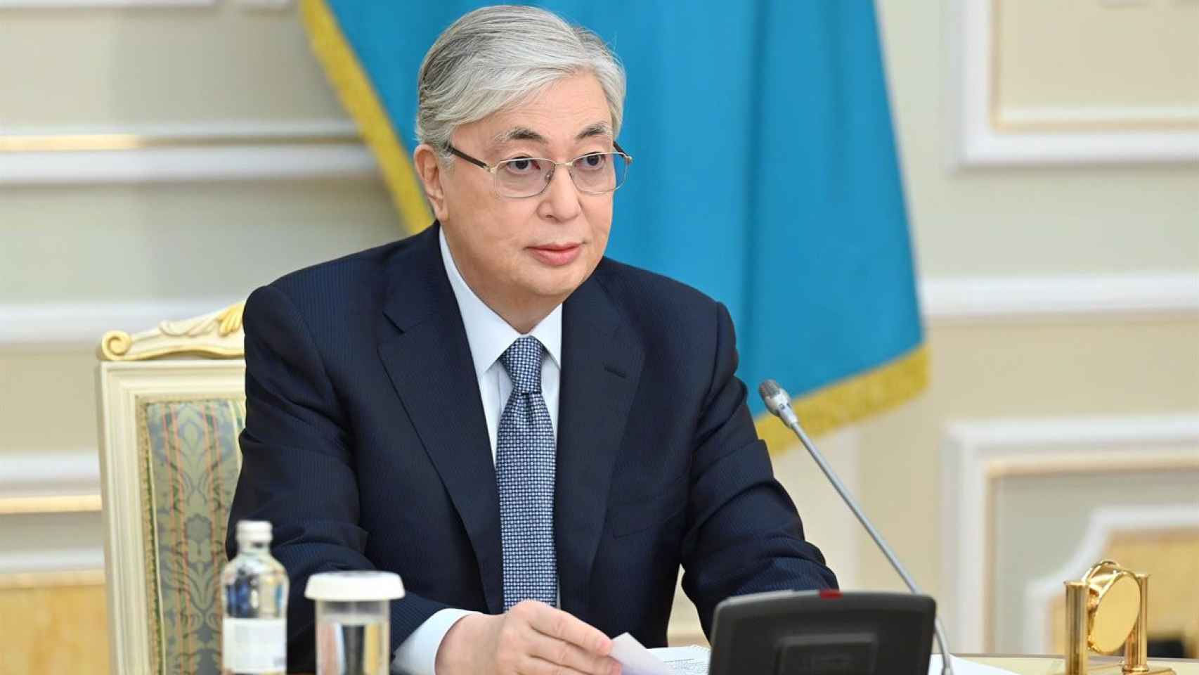 El presidente de Kazajistán, Kasim-Yomart Tokaev